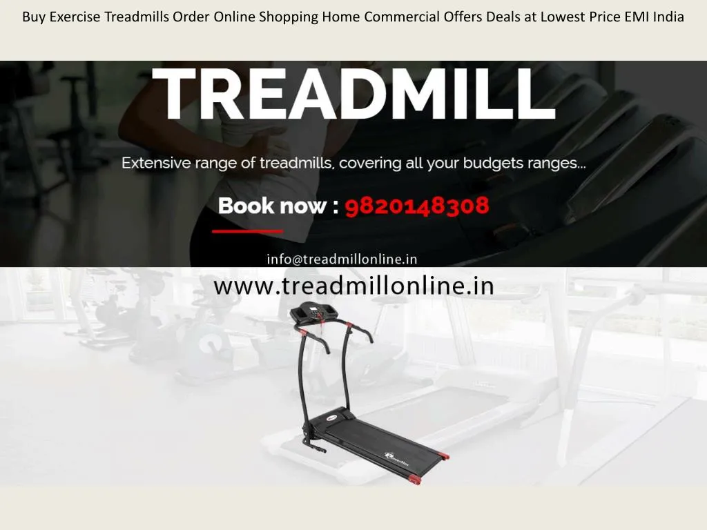 buy exercise treadmills order online shopping