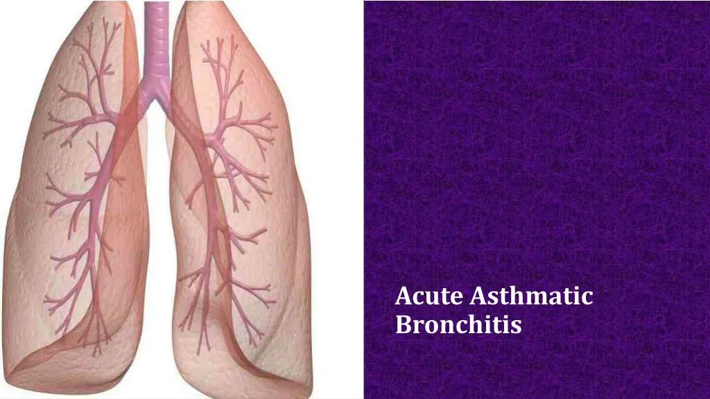 acute asthmatic bronchitis