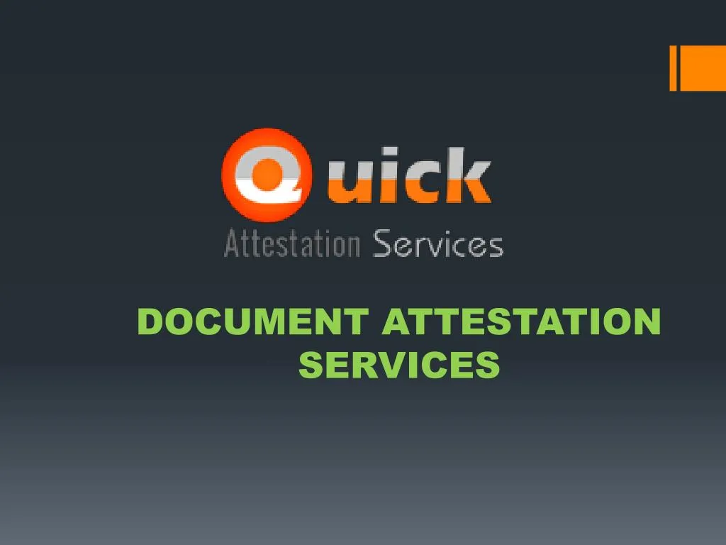 document attestation services