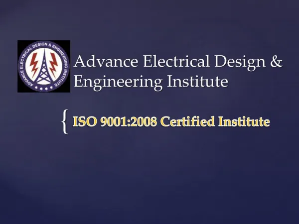 Solar Power Plant Training Courses, ,Institute of electrical training courses in delhi,