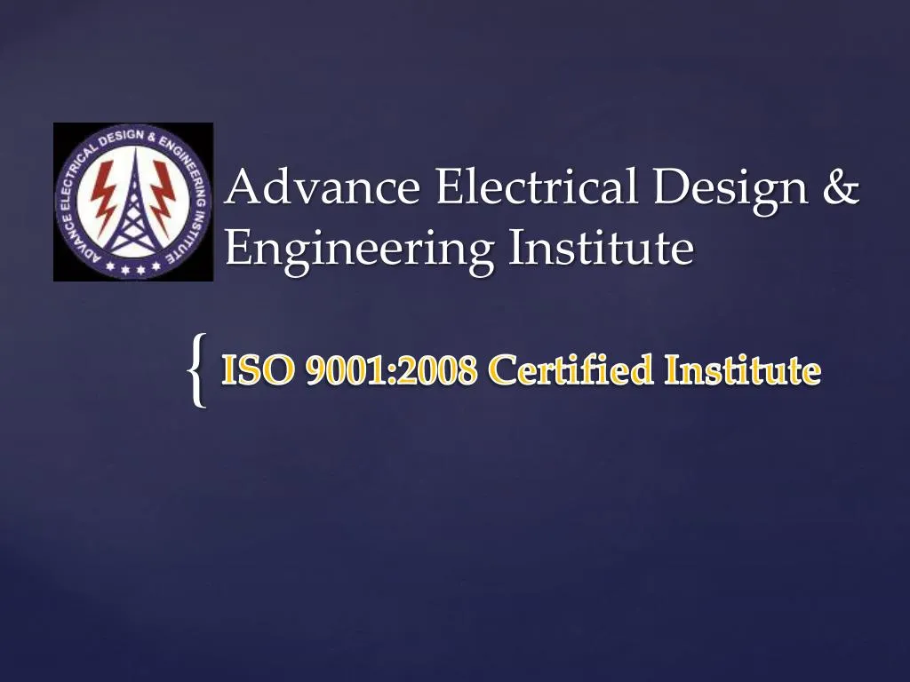 advance electrical design engineering institute