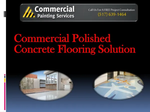 Commercial Polished Concrete Flooring Solution