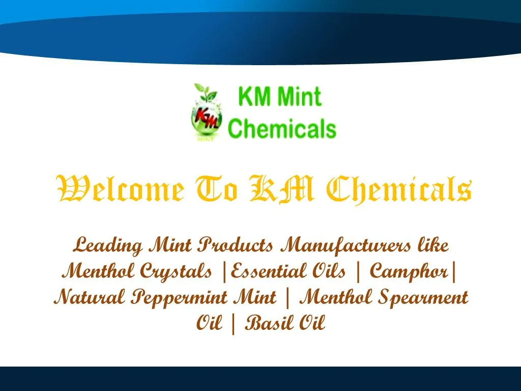 welcome to km chemicals