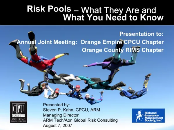 Risk Pools What They Are and What You Need to Know