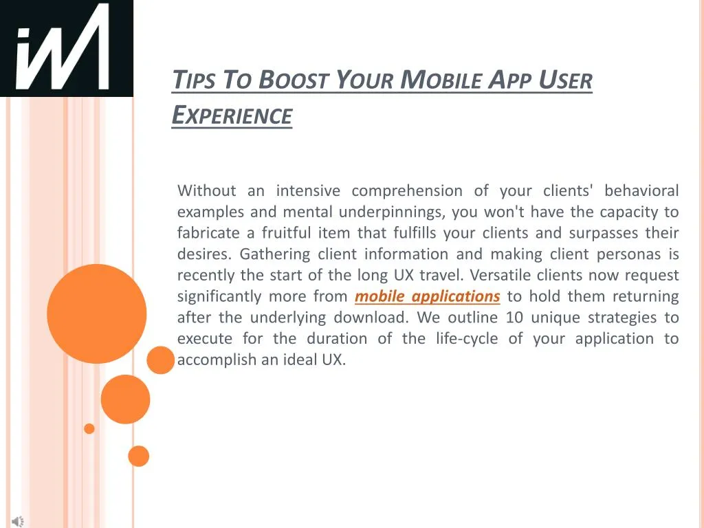 tips to boost your mobile app user experience