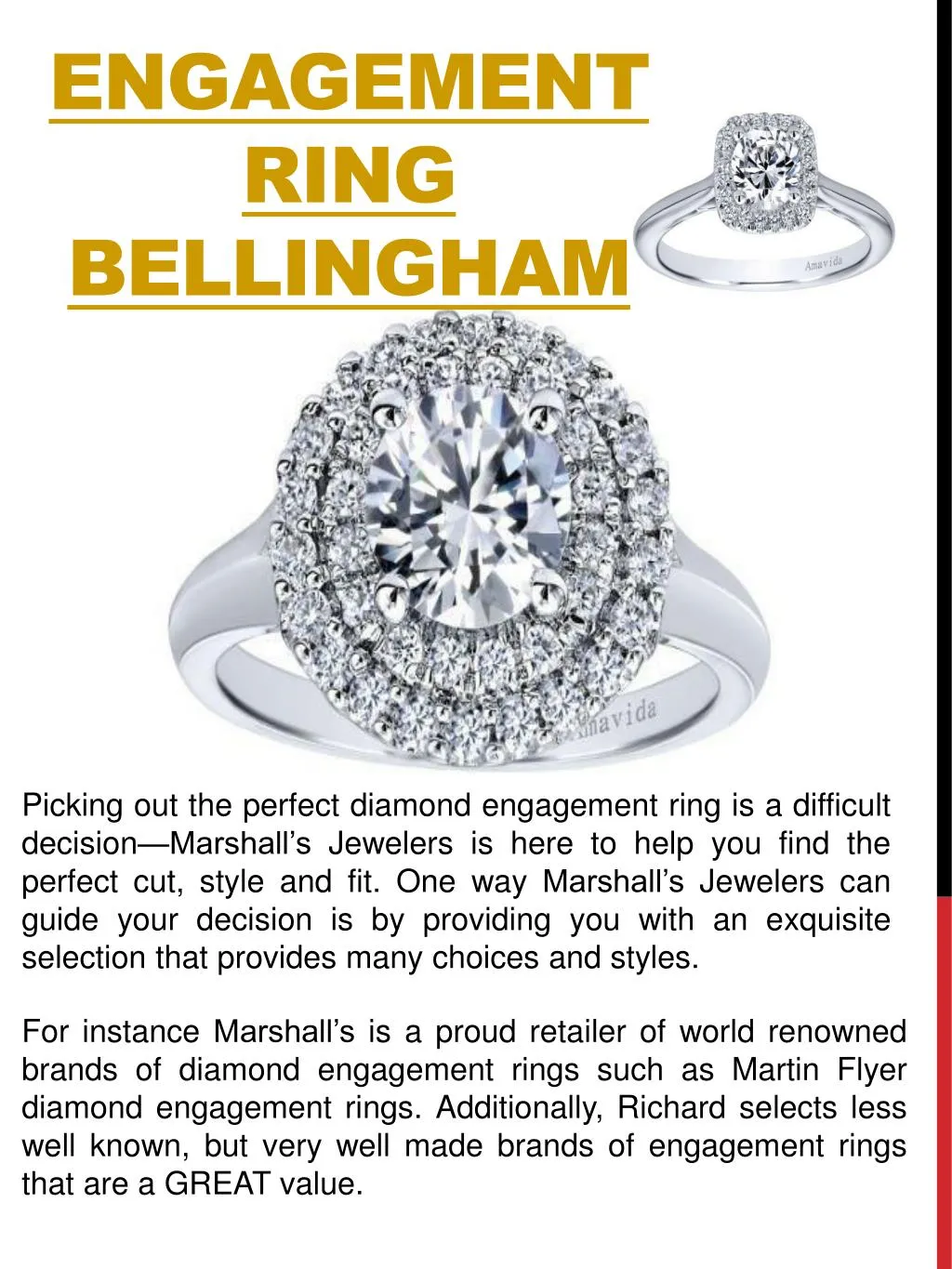 engagement ring bellingham