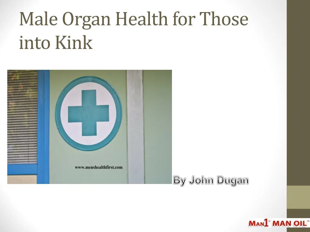 male organ health for those into kink