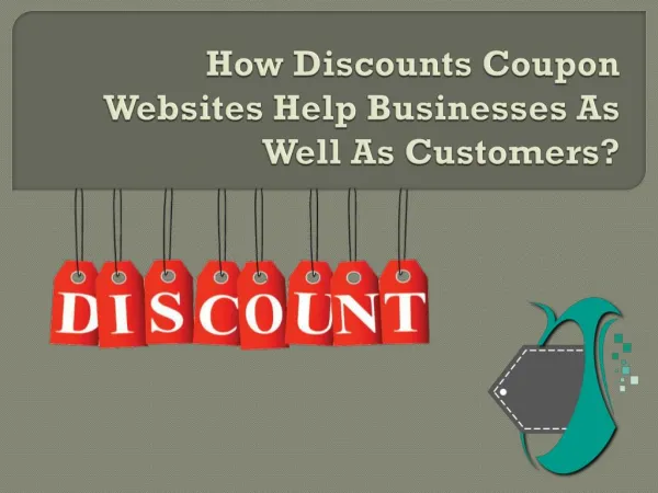 Discount Coupon Helps for Businesses and Customers