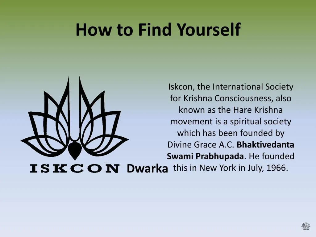 how to find yourself