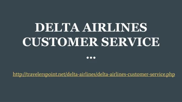 DELTA AIRLINES CUSTOMER SERVICE