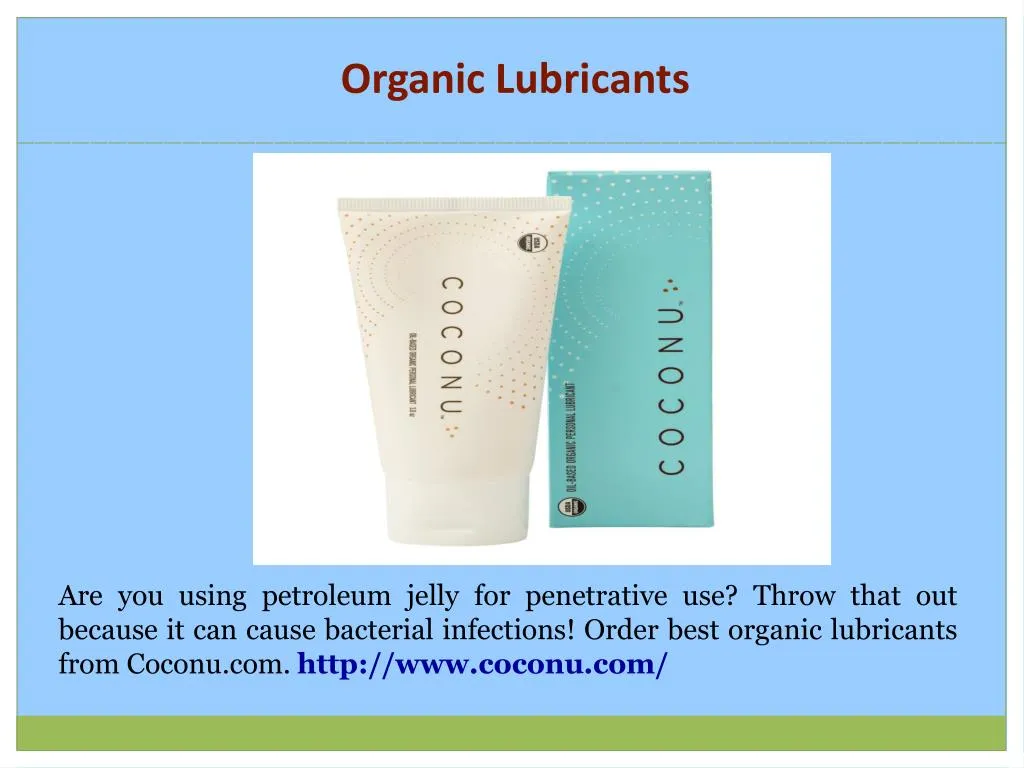 organic lubricants