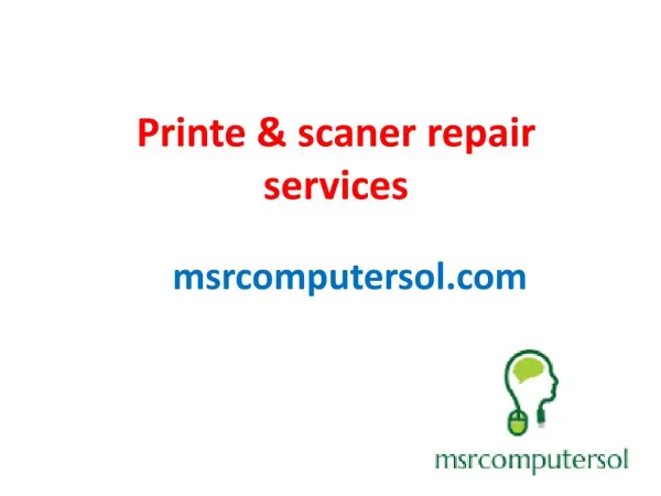 printer and scaner repair services in hyderabad