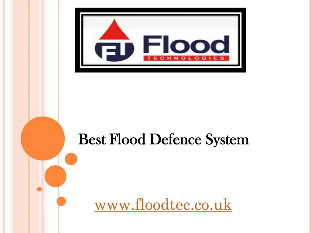 best flood defence system