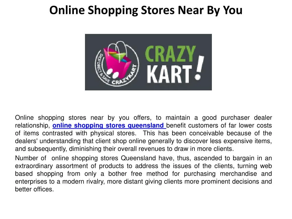 online shopping stores near by you