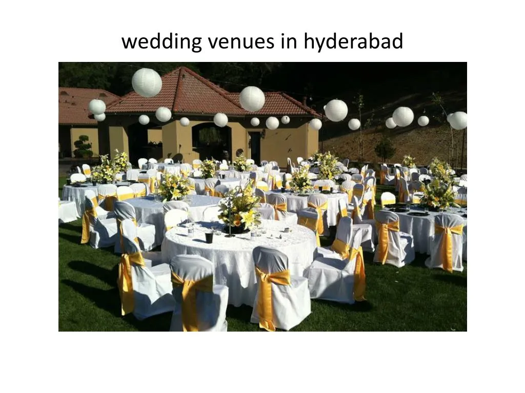 wedding venues in hyderabad