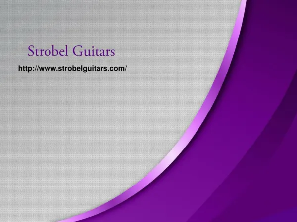 Travel Electric Guitar_www.strobelguitars.com