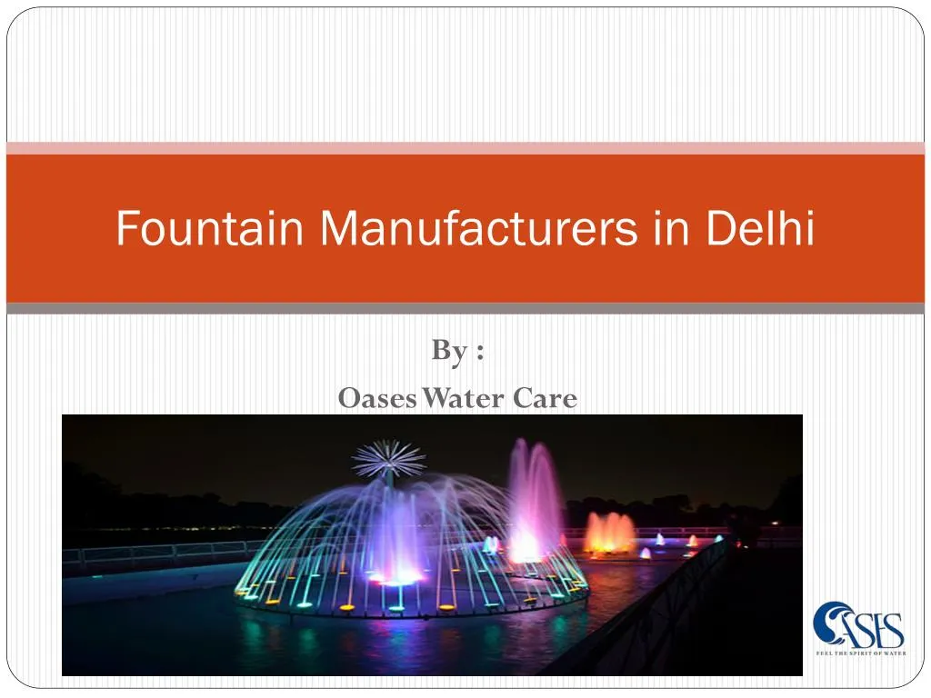 fountain manufacturers in delhi