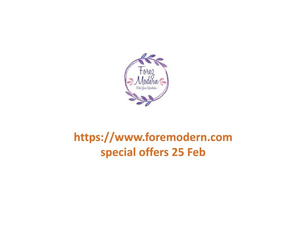 https www foremodern com special offers 25 feb