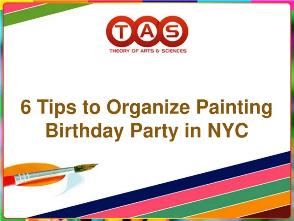 6 Tips To Organize Painting Birthday Party In NYC