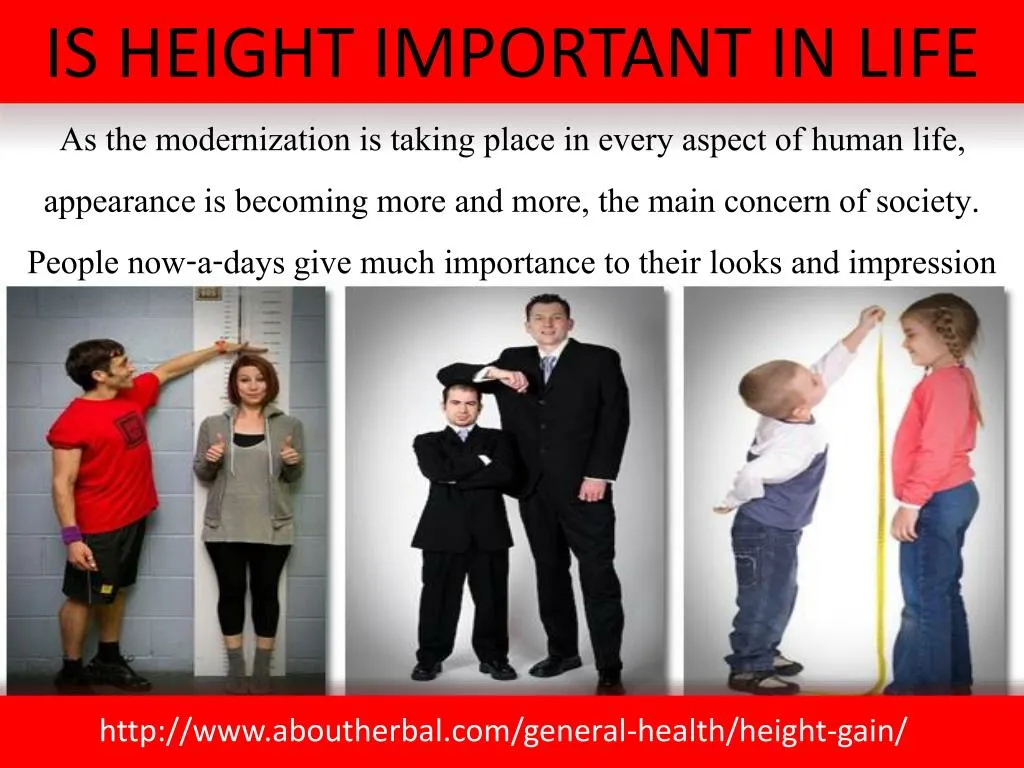 is height important in life