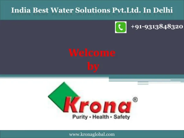 Ro water purifier Supplier in Delhi