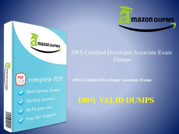 AWS Certified Developer - Associate VCE Dumps-AWS Certified :: Amazondumps.us