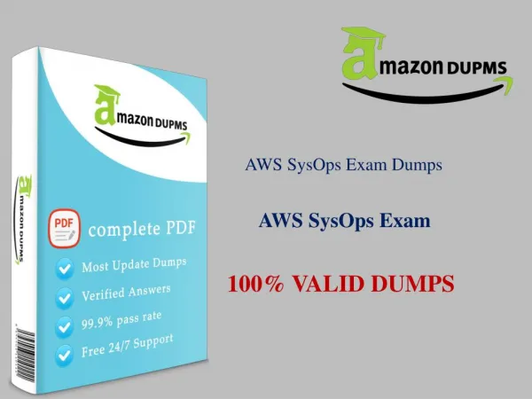 Pass AMAZON AWS-SYSOPS Exam - Test Questions :: Amazondumps.us