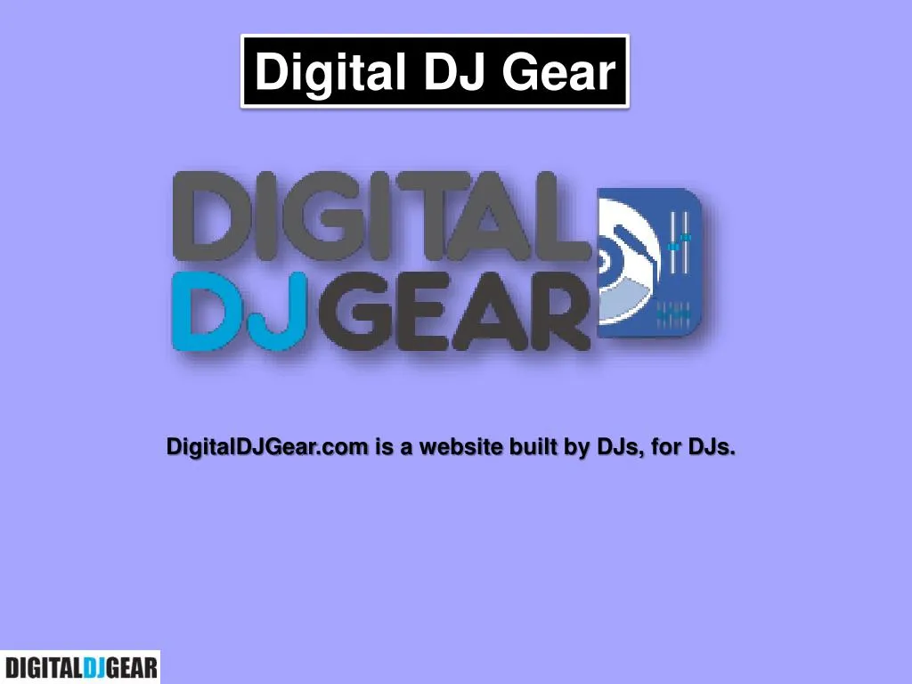 digital dj gear