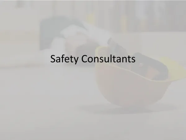 Safety Consultants