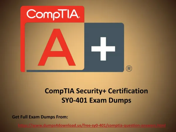 How Can You Prepare CompTIA SY0-401 Exam - Presentation
