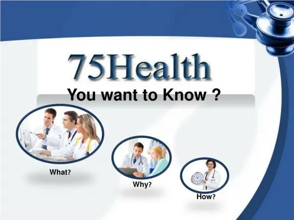 75Health EMR - you want to know ?