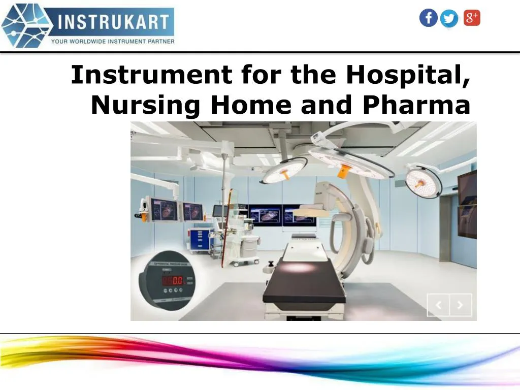 instrument for the hospital nursing home