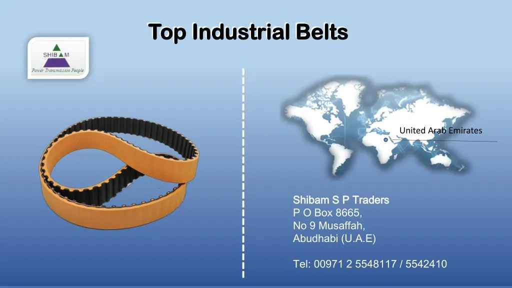 top industrial belts