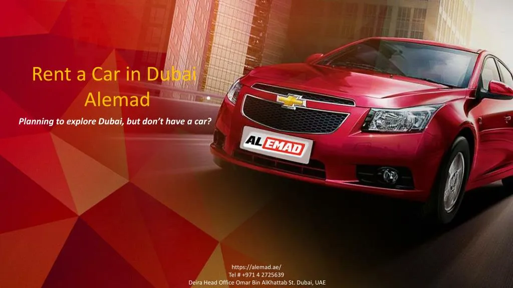 rent a car in dubai alemad