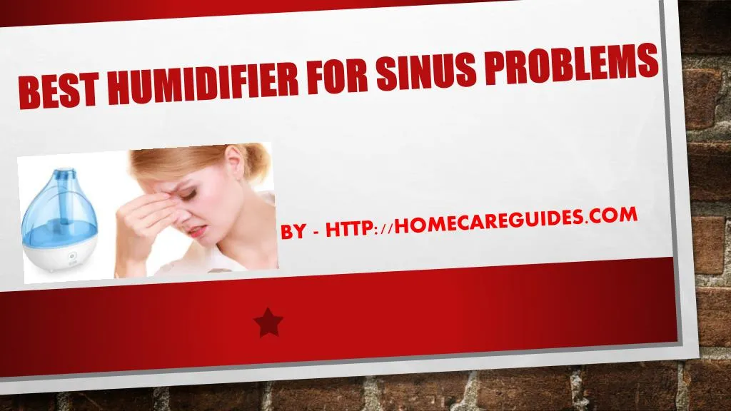 best humidifier for sinus problems