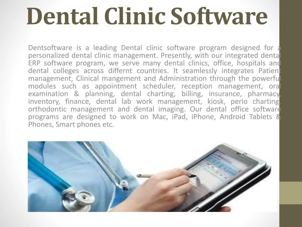 dental clinic software