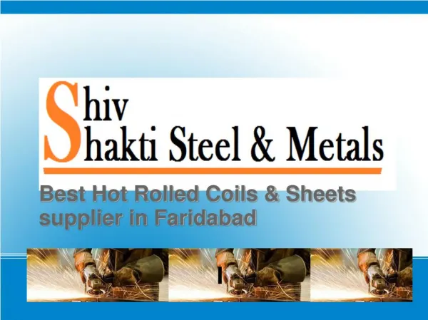 Hot Rolled Coils & Sheets supplier in Faridabad