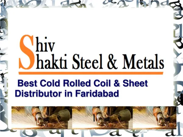 Cold Rolled Coil & Sheet Distributor in Faridabad