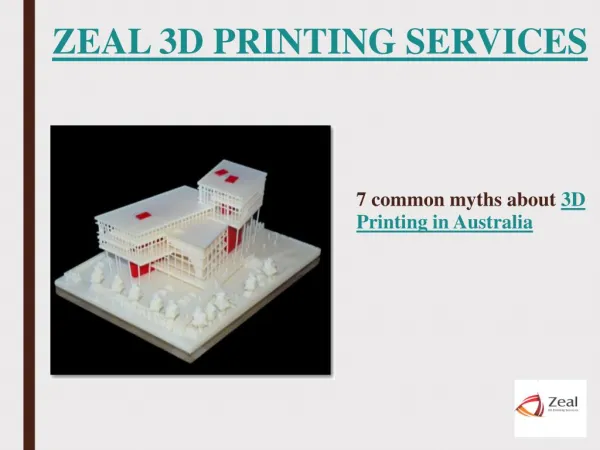 7 Common Myths About 3D Printing in Australia