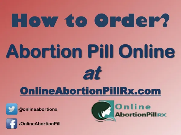 How to order abortion pill online at online abortionpillrx.com
