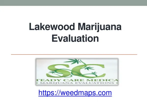 Lakewood Marijuana Evaluation - Weedmaps.com