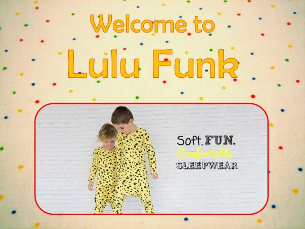 Buy Organic Kids PJ's from Lulu Funk