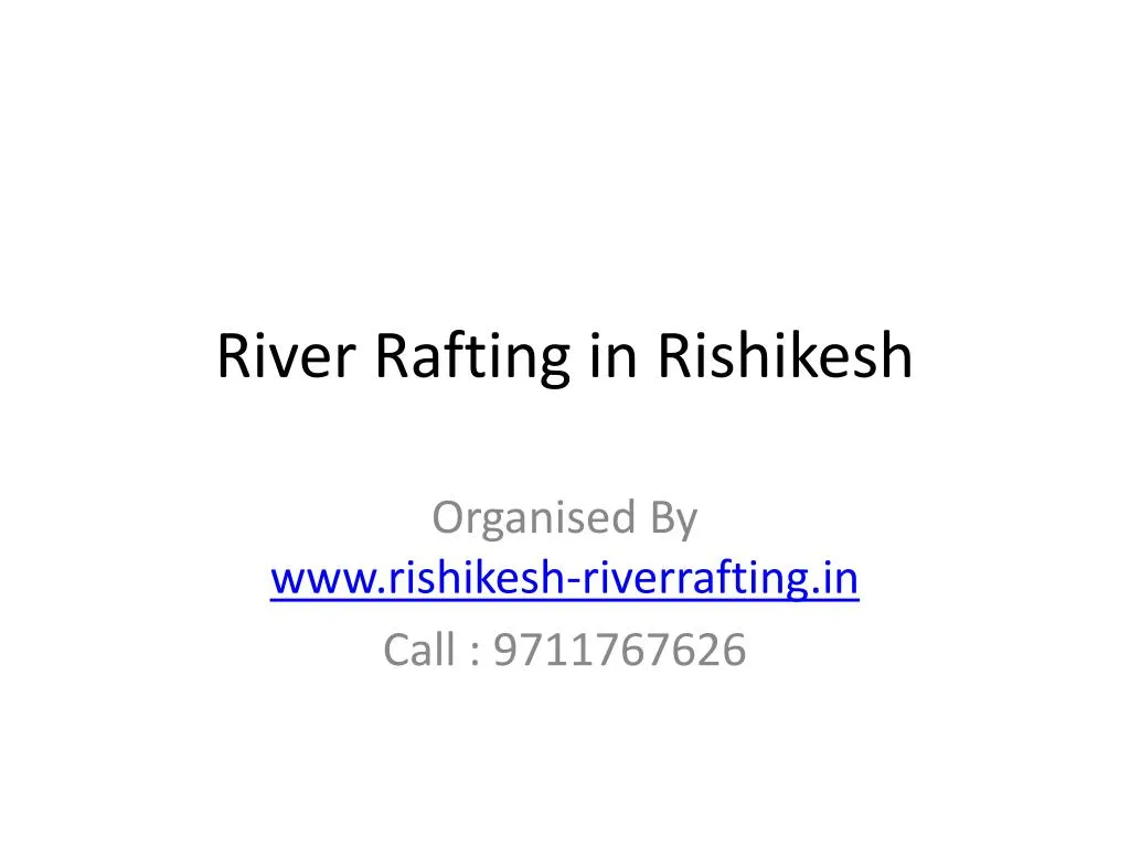 river rafting in rishikesh