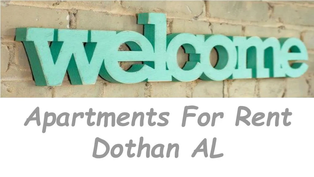 apartments for rent dothan al