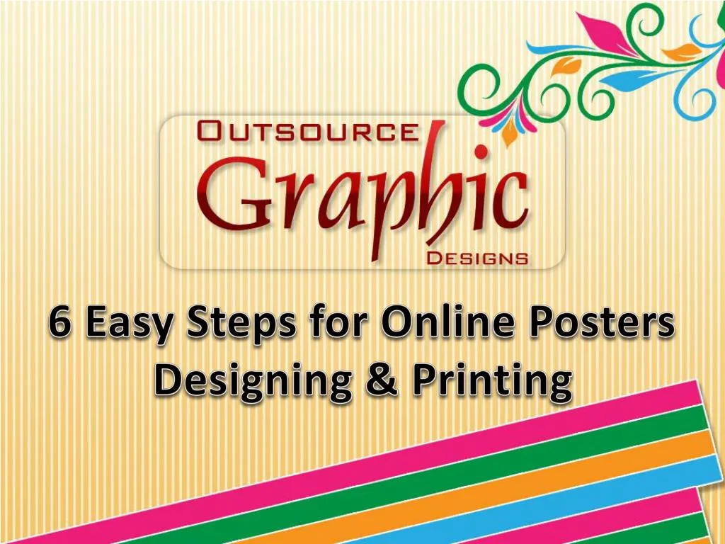 6 easy steps for online posters designing printing