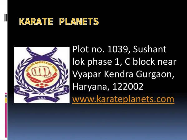 How much you know about Karate? Karate Planets