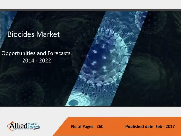 Biocides Market Share, Demand ,Growth and Development