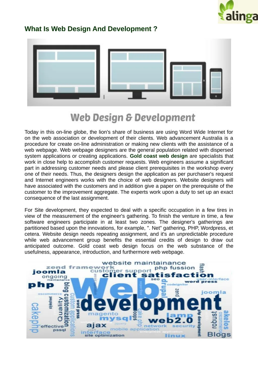what is web design and development