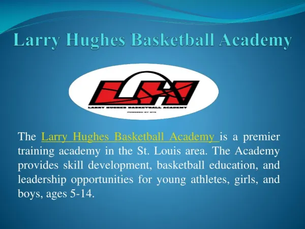 Larry Hughes Basketball Academy | Private Basketball Coaches