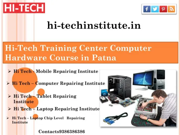 Hi-Tech Training Center Computer Hardware Course in Patna